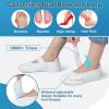 imageJOINFREE Womens Barefoot Walking Shoes Wide Diabetic Shoes Adjustable Mary Jane Shoes Flats Arthritis Edema Casual Shoes Breathable Slip on Sneakers Indoor OutdoorWhite