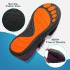 imageJOINFREE Womens Barefoot Walking Shoes Wide Diabetic Shoes Adjustable Mary Jane Shoes Flats Arthritis Edema Casual Shoes Breathable Slip on Sneakers Indoor OutdoorDarkpurple