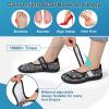 imageJOINFREE Womens Barefoot Walking Shoes Wide Diabetic Shoes Adjustable Mary Jane Shoes Flats Arthritis Edema Casual Shoes Breathable Slip on Sneakers Indoor OutdoorFlower