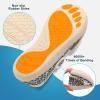 imageJOINFREE Womens Barefoot Walking Shoes Wide Diabetic Shoes Adjustable Mary Jane Shoes Flats Arthritis Edema Casual Shoes Breathable Slip on Sneakers Indoor OutdoorLeopard
