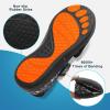 imageJOINFREE Womens Barefoot Walking Shoes Wide Diabetic Shoes Adjustable Mary Jane Shoes Flats Arthritis Edema Casual Shoes Breathable Slip on Sneakers Indoor OutdoorFlower