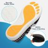 imageJOINFREE Womens Barefoot Walking Shoes Wide Diabetic Shoes Adjustable Mary Jane Shoes Flats Arthritis Edema Casual Shoes Breathable Slip on Sneakers Indoor OutdoorColorblack