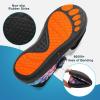 imageJOINFREE Womens Barefoot Walking Shoes Wide Diabetic Shoes Adjustable Mary Jane Shoes Flats Arthritis Edema Casual Shoes Breathable Slip on Sneakers Indoor OutdoorColorful