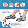 imageJOINFREE Womens Barefoot Walking Shoes Wide Diabetic Shoes Adjustable Mary Jane Shoes Flats Arthritis Edema Casual Shoes Breathable Slip on Sneakers Indoor OutdoorColorful