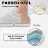 imageJOINFREE Womens Minimalist Walking Shoes Wide Toe Barefoot Shoes Zero Drop Casual Sneakers Breathable Slip On Tennis ShoesBeige