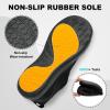 imageJOINFREE Womens Minimalist Walking Shoes Wide Toe Barefoot Shoes Zero Drop Casual Sneakers Breathable Slip On Tennis ShoesBlack