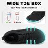 imageJOINFREE Womens Minimalist Walking Shoes Wide Toe Barefoot Shoes Zero Drop Casual Sneakers Breathable Slip On Tennis ShoesBlackWhite