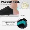 imageJOINFREE Womens Minimalist Walking Shoes Wide Toe Barefoot Shoes Zero Drop Casual Sneakers Breathable Slip On Tennis ShoesBlackWhite