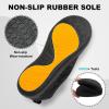 imageJOINFREE Womens Minimalist Walking Shoes Wide Toe Barefoot Shoes Zero Drop Casual Sneakers Breathable Slip On Tennis ShoesBlackgrey