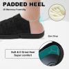 imageJOINFREE Womens Minimalist Walking Shoes Wide Toe Barefoot Shoes Zero Drop Casual Sneakers Breathable Slip On Tennis ShoesBlackgrey
