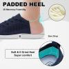 imageJOINFREE Womens Minimalist Walking Shoes Wide Toe Barefoot Shoes Zero Drop Casual Sneakers Breathable Slip On Tennis ShoesDarkblue