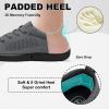 imageJOINFREE Womens Minimalist Walking Shoes Wide Toe Barefoot Shoes Zero Drop Casual Sneakers Breathable Slip On Tennis ShoesDarkgrey