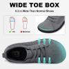 imageJOINFREE Womens Minimalist Walking Shoes Wide Toe Barefoot Shoes Zero Drop Casual Sneakers Breathable Slip On Tennis ShoesDarkgrey