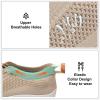 imageJOINFREE Womens Minimalist Walking Shoes Wide Toe Barefoot Shoes Zero Drop Casual Sneakers Breathable Slip On Tennis ShoesKhaki