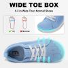 imageJOINFREE Womens Minimalist Walking Shoes Wide Toe Barefoot Shoes Zero Drop Casual Sneakers Breathable Slip On Tennis ShoesLightblue
