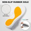imageJOINFREE Womens Minimalist Walking Shoes Wide Toe Barefoot Shoes Zero Drop Casual Sneakers Breathable Slip On Tennis ShoesLightgrey