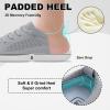 imageJOINFREE Womens Minimalist Walking Shoes Wide Toe Barefoot Shoes Zero Drop Casual Sneakers Breathable Slip On Tennis ShoesLightgrey