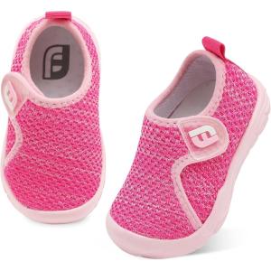 imageJOINFREE Toddler Boys Girls Barefoot Shoes Breathable Kids Sneakers Lightweight Walking Shoes Slip On Tennie Shoes Protect Toes School ShoesRosered