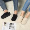 imageJOINFREE House Slippers for Women Men Cozy Slip On Bedroom Shoes Wide Barefoot Slipper Socks for Indoor Home Travel Office YogaBlack