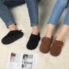 imageJOINFREE House Slippers for Women Men Cozy Slip On Bedroom Shoes Wide Barefoot Slipper Socks for Indoor Home Travel Office YogaBrown
