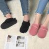 imageJOINFREE House Slippers for Women Men Cozy Slip On Bedroom Shoes Wide Barefoot Slipper Socks for Indoor Home Travel Office YogaDarkpink