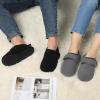 imageJOINFREE House Slippers for Women Men Cozy Slip On Bedroom Shoes Wide Barefoot Slipper Socks for Indoor Home Travel Office YogaGrey