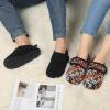 imageJOINFREE House Slippers for Women Men Cozy Slip On Bedroom Shoes Wide Barefoot Slipper Socks for Indoor Home Travel Office YogaMultiflower