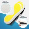 imageJOINFREE Womens Barefoot Walking Shoes Wide Diabetic Shoes Adjustable Mary Jane Shoes Flats Arthritis Edema Casual Shoes Breathable Slip on Sneakers Indoor OutdoorBlackgrey