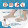imageJOINFREE Womens Barefoot Walking Shoes Wide Diabetic Shoes Adjustable Mary Jane Shoes Flats Arthritis Edema Casual Shoes Breathable Slip on Sneakers Indoor OutdoorLightbeige