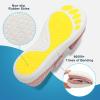 imageJOINFREE Womens Barefoot Walking Shoes Wide Diabetic Shoes Adjustable Mary Jane Shoes Flats Arthritis Edema Casual Shoes Breathable Slip on Sneakers Indoor OutdoorDarkpink