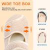 imageJOINFREE Womens Mens House Slippers Wide Adjustable Diabetic Slippers Cozy Barefoot Bedroom Shoes Edma Swollen Socks Slipper With Soft Rubber SolesBeige