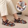 imageJOINFREE Womens Mens House Slippers Wide Adjustable Diabetic Slippers Cozy Barefoot Bedroom Shoes Edma Swollen Socks Slipper With Soft Rubber SolesMultiflower