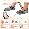 imageJOINFREE Womens Mens House Slippers Wide Adjustable Diabetic Slippers Cozy Barefoot Bedroom Shoes Edma Swollen Socks Slipper With Soft Rubber SolesMultisea