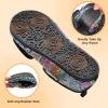 imageJOINFREE Womens Mens House Slippers Wide Adjustable Diabetic Slippers Cozy Barefoot Bedroom Shoes Edma Swollen Socks Slipper With Soft Rubber SolesMultisea