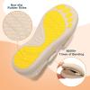 imageJOINFREE Womens Wide Diabetic Slippers Adjustable Comfort House Shoes Extra Wide Width Edema Swollen Arthritis Bedroom Slipper Indoor OutdoorBeige