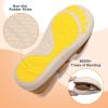 imageJOINFREE Womens Wide Diabetic Slippers Adjustable Comfort House Shoes Extra Wide Width Edema Swollen Arthritis Bedroom Slipper Indoor OutdoorBrown