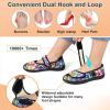 imageJOINFREE Womens Wide Diabetic Slippers Adjustable Comfort House Shoes Extra Wide Width Edema Swollen Arthritis Bedroom Slipper Indoor OutdoorColorful