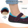 imageJOINFREE Womens Wide Diabetic Slippers Adjustable Comfort House Shoes Extra Wide Width Edema Swollen Arthritis Bedroom Slipper Indoor OutdoorDarkpurple