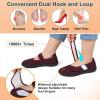 imageJOINFREE Womens Wide Diabetic Slippers Adjustable Comfort House Shoes Extra Wide Width Edema Swollen Arthritis Bedroom Slipper Indoor OutdoorDarkpurple