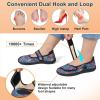 imageJOINFREE Womens Wide Diabetic Slippers Adjustable Comfort House Shoes Extra Wide Width Edema Swollen Arthritis Bedroom Slipper Indoor OutdoorMulti Sea