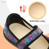 imageJOINFREE Womens Wide Diabetic Slippers Adjustable Comfort House Shoes Extra Wide Width Edema Swollen Arthritis Bedroom Slipper Indoor OutdoorMulti Sea