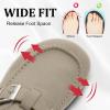 imageJOINFREE Womens Wide Suede Clogs Zero Drop Potato Shoes Diabetic Mules for Swollen Edema Comfort Slip on Clog Slippers with Adjuatable Buckle Indoor ampamp Outdoor UseTaupe