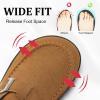 imageJOINFREE Womens Wide Suede Clogs Zero Drop Potato Shoes Diabetic Mules for Swollen Edema Comfort Slip on Clog Slippers with Adjuatable Buckle Indoor ampamp Outdoor UseBrown
