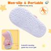 imageJOINFREE Toddler Shoes Boys Girls Walking Lightweight Wide Barefoot Slip On Sneakers Mary Jane School Shoe Breathable FlexibleColorpink