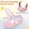 imageJOINFREE Toddler Shoes Boys Girls Walking Lightweight Wide Barefoot Slip On Sneakers Mary Jane School Shoe Breathable FlexibleColorpink