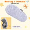 imageJOINFREE Toddler Shoes Boys Girls Walking Lightweight Wide Barefoot Slip On Sneakers Mary Jane School Shoe Breathable FlexibleGrey