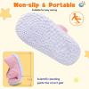 imageJOINFREE Toddler Shoes Boys Girls Walking Lightweight Wide Barefoot Slip On Sneakers Mary Jane School Shoe Breathable FlexiblePinkpattern