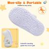 imageJOINFREE Toddler Shoes Boys Girls Walking Lightweight Wide Barefoot Slip On Sneakers Mary Jane School Shoe Breathable FlexibleWhite