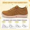 imageJOINFREE Toddler Shoes Girls Boys Wide Barefoot Shoes Minimalist Walking Sneakers Zero Drop Slip on Tennis Shoe Breathable Naturally FlexibleBrown