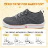 imageJOINFREE Toddler Shoes Girls Boys Wide Barefoot Shoes Minimalist Walking Sneakers Zero Drop Slip on Tennis Shoe Breathable Naturally FlexibleDarkgrey